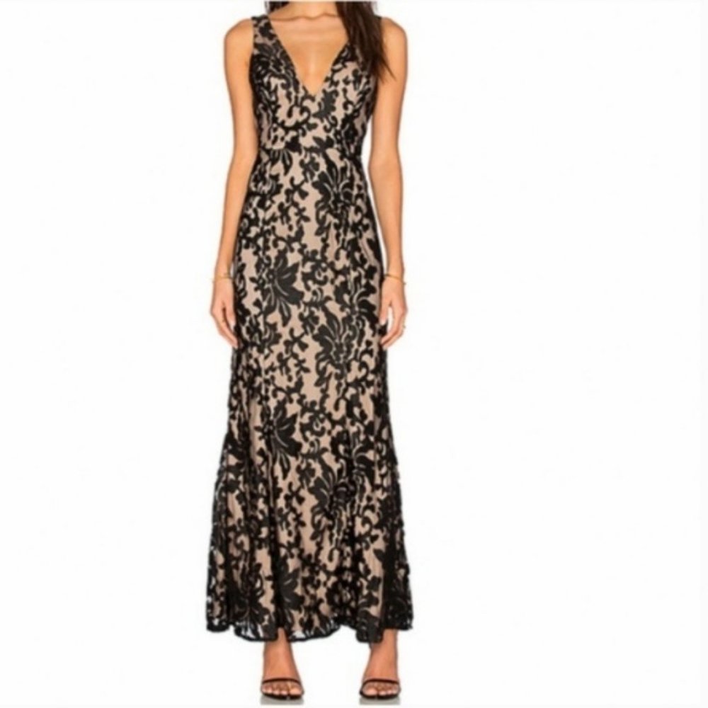 Lovers + Friends Unforgettable Black Maxi Dress